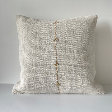 Vintage Hemp Cushion - Honey Tracks