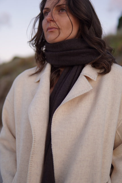Pure Wool Stitch Coat