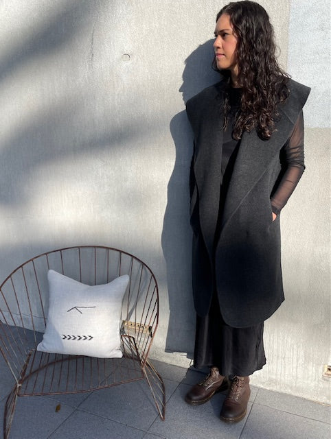 Classic Coal Flannel - Wanderer Coat