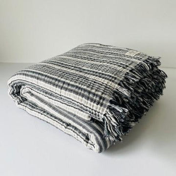Retro Striped Beach Blanket