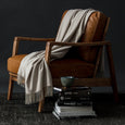 LOOM Cashmere Merino Throw in Putty