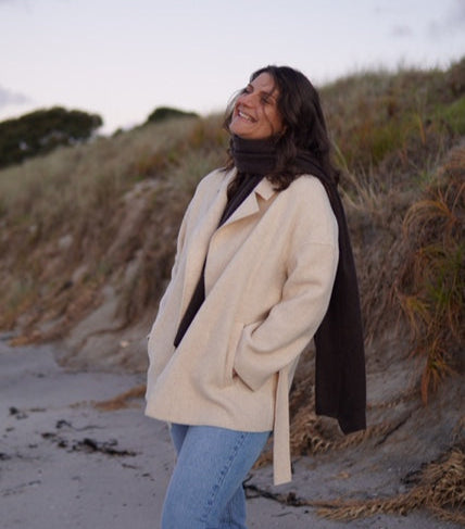 Pure Wool Stitch Coat