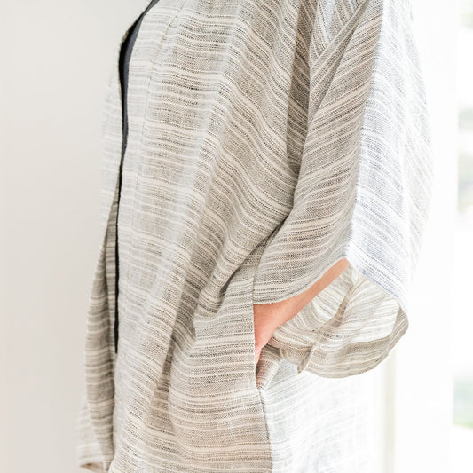 Linen Kimono - Handloomed