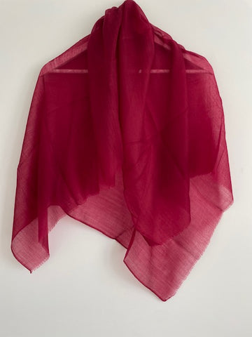 Cashmere Featherweight Square Scarf