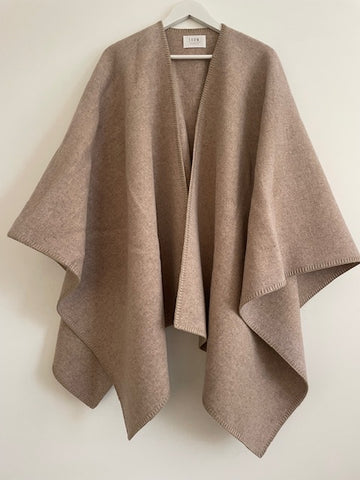 Pure Wool Cape - Handstitched