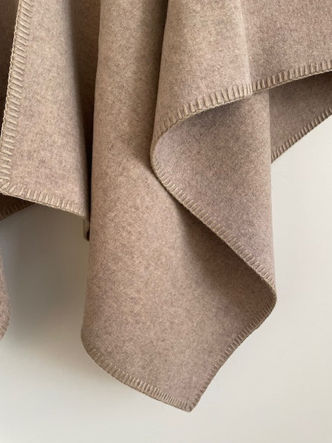 Pure Wool Cape - Handstitched