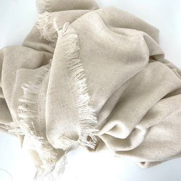 Cashmere Merino Throw - Open Weave Sample