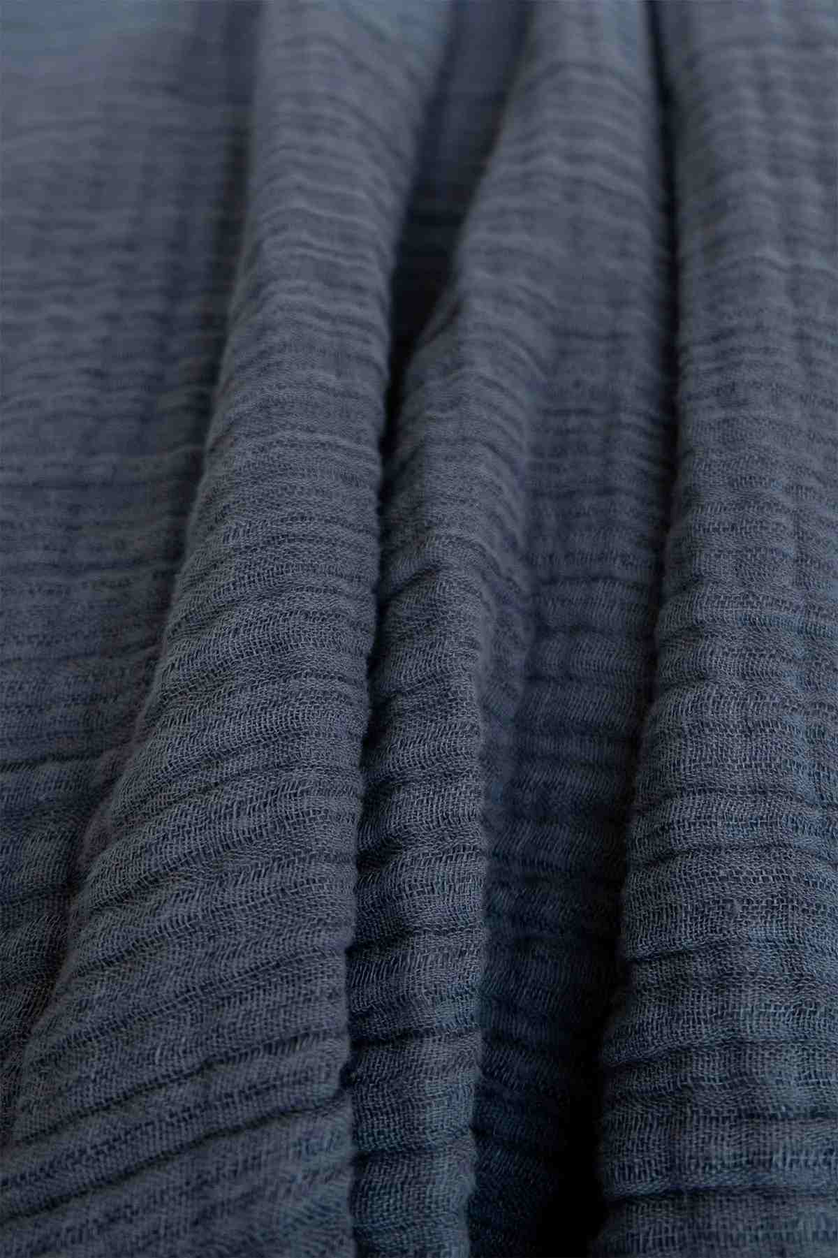 Linen Muslin Bed Throw