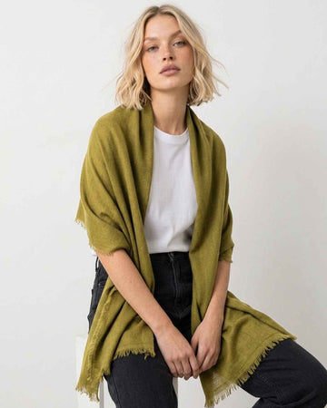 Handloom Cashmere Wrap - Colours