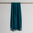 LOOM Cashmere Merino Throw in Teal