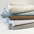Cove Pure Linen Throw Blanket - Sand