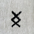 Vintage Hemp Cushion - Crosses