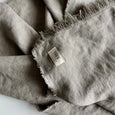 Cove Pure Linen Throw Blanket - Clay