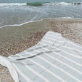 Baye Pure Cotton Beach Blanket Throw - Pumice